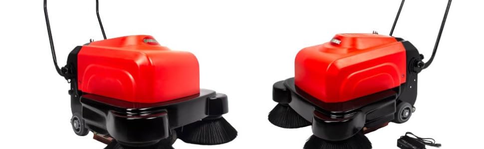 sanitmax commercial and industrial electric floor sweeper