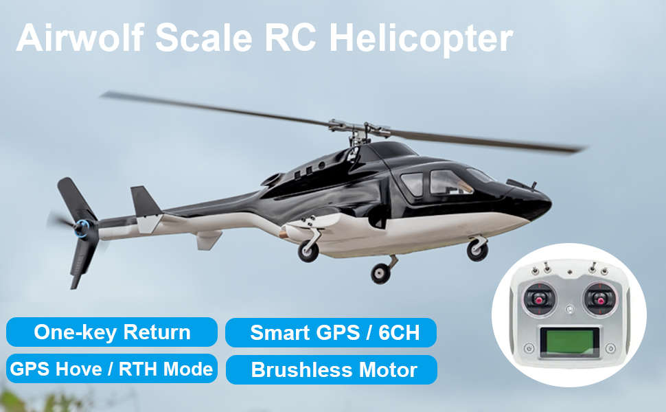 Airwolf Scale RC Helicopter