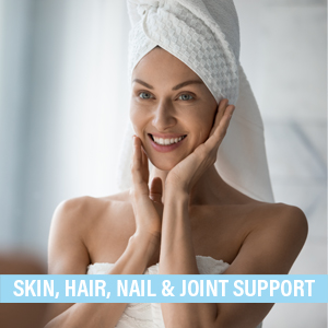 Vitamin C protein powder supplements hair skin nails skin biotin collagen peptide powder 