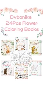 小花林地涂色本