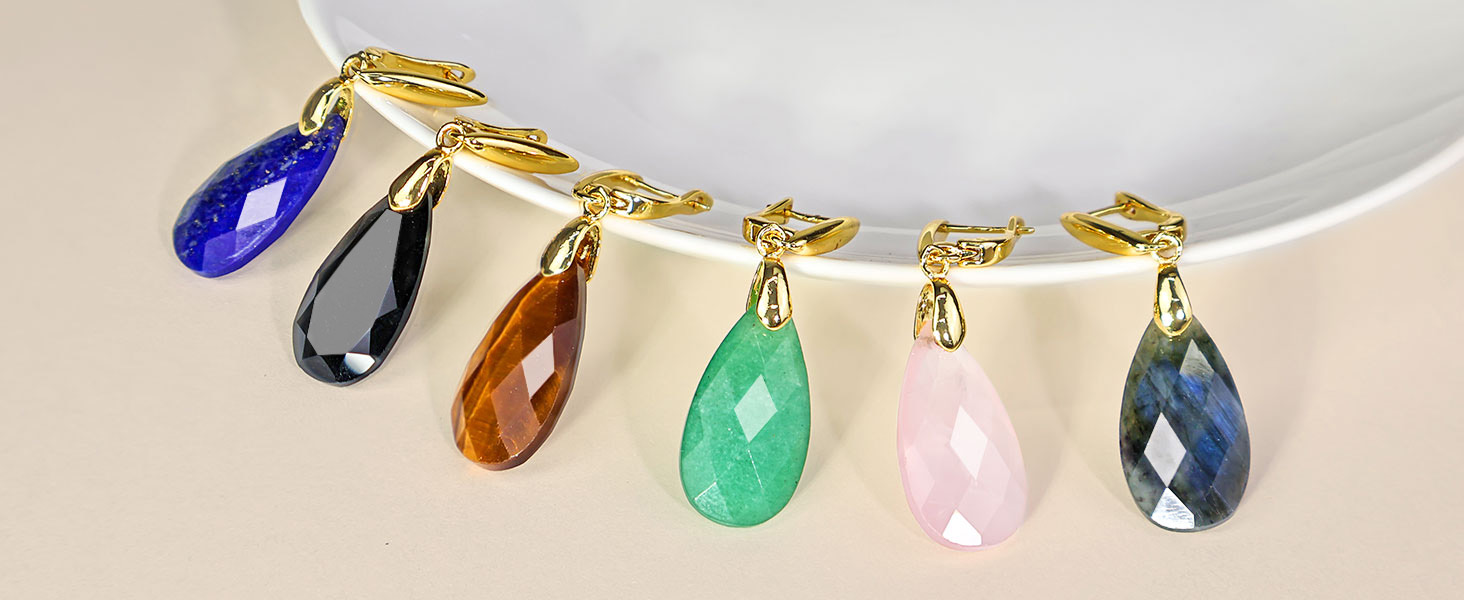 pink dangle earrings