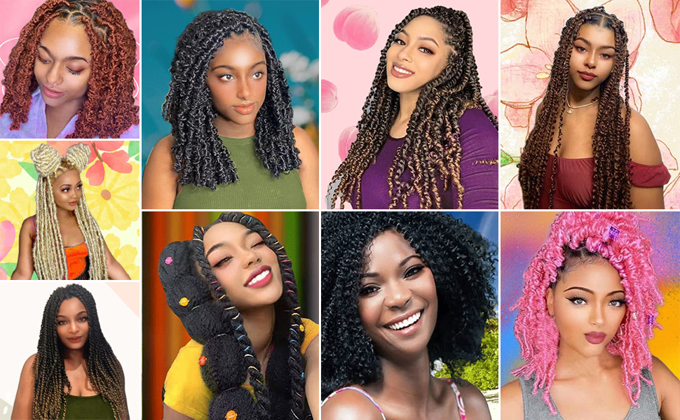 Miaogen Marley Hair 24 Inch Marley Twist Braiding Hair