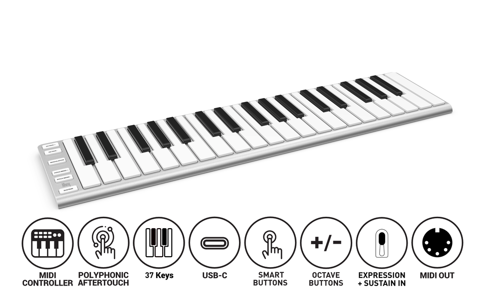 Amazon | ESI Xkey 37 超薄型軽量フルサイズMIDIキーボード