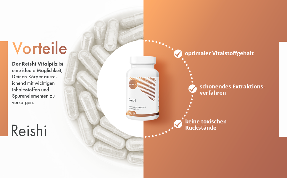 optimaler Vitalstoffgehalt, Schonendes Extraktionsverfahren, Keine toxischen Rückstände