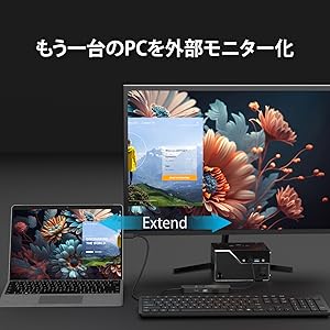 Amazon | j5create USBリンクハブ Windows専用 2台PC同時操作