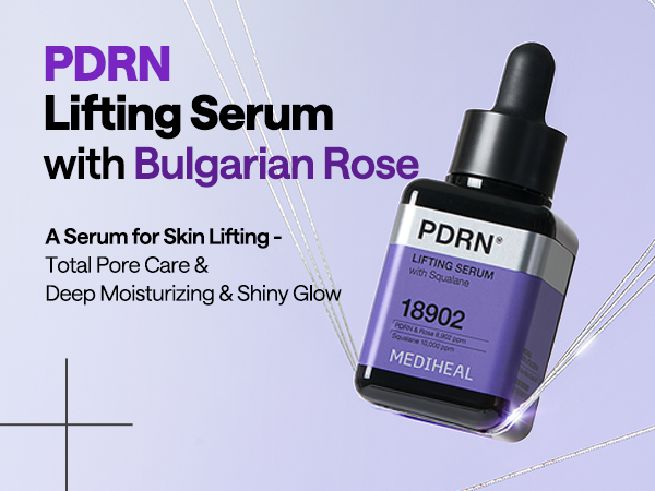 Amazon.com: Mediheal PDRN Lifting Serum with Squalane 1.35 fl.oz - Korean Face Serum for Natural Glass Glow Skin, Pore Care & Skin Firming, Deep Moisturization : Beauty & Personal Care