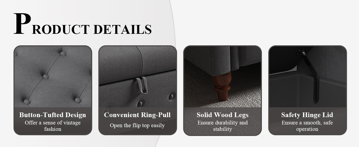 Storage Ottoman Bench