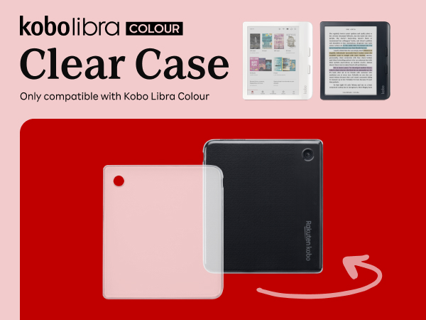 Amazon.com: Kobo Libra Colour Clear Case | Slim