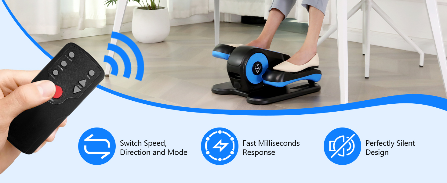 ANCHEER Under Desk Elliptical Machine for Home 100 Pre