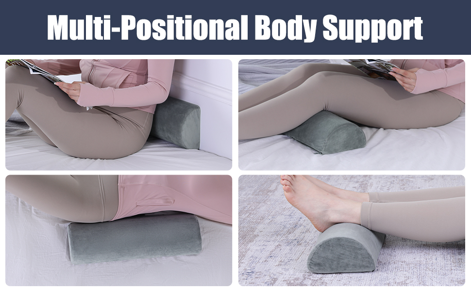 HOMBYS Memory Foam Sleep Position Training Pillow - Grey for Back and Side Sleepers Adjustable Semi Roll Body Supportive 4978c51b 8e26 4647 8373 D78aa8afe35e. CR0,0,970,600 PT0 SX970 V1