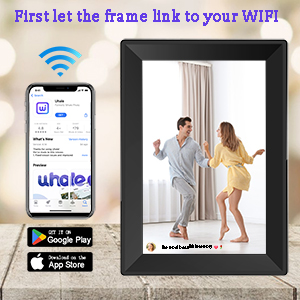 digital frame digital picture frames load from phone photo frame electronic