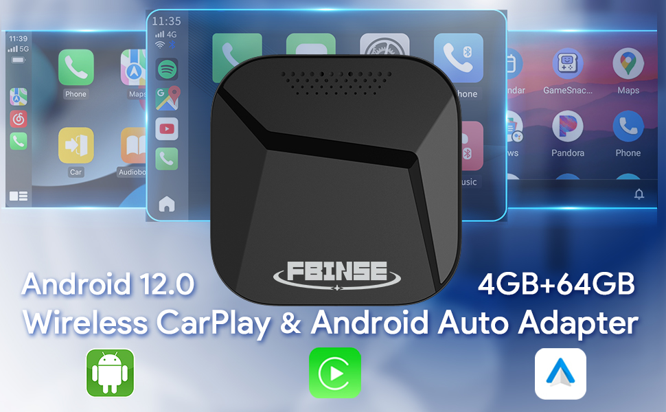 Amazon.co.jp: FBINSE CarPlay AI Box ワイヤレスCarPlay（カー