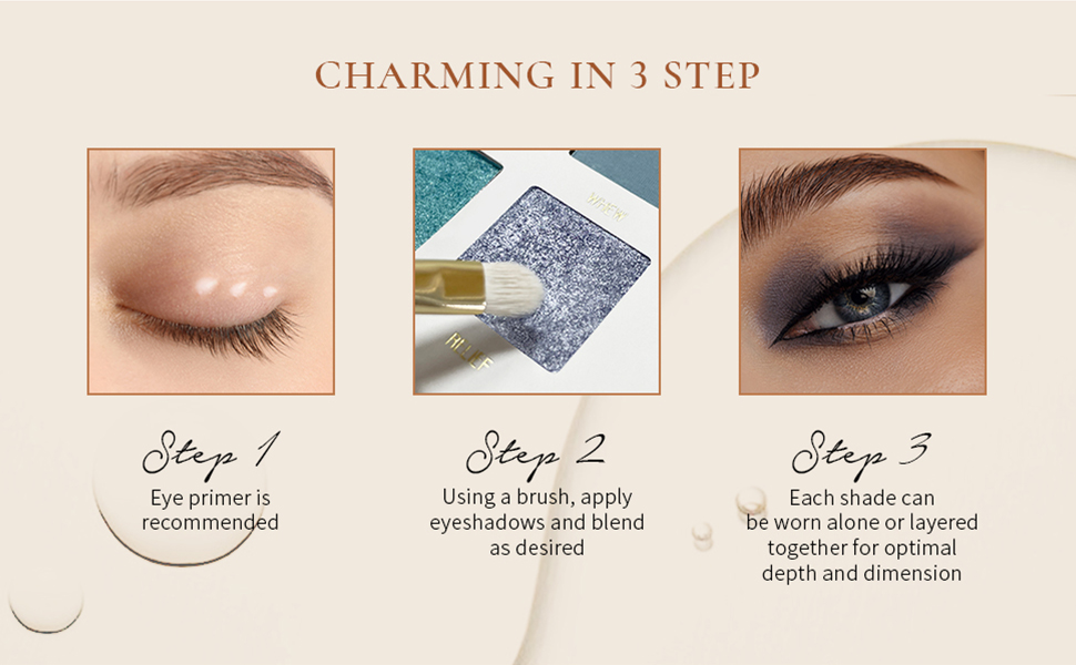 christmas eyeshadow hallowen matt shimmer shiny eyeshadow palette