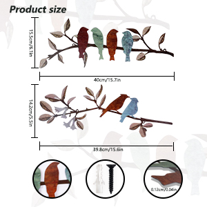 bird art wall decor
