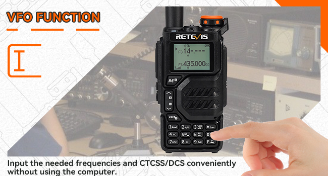 radios walkie talkies long range tri band ham radio