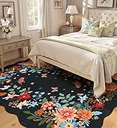 Butterfly Black Rug