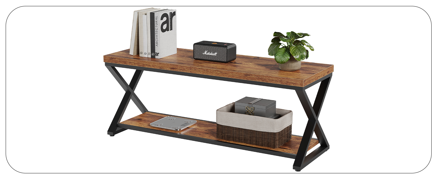 Rustic Brown Oak Wood Bench