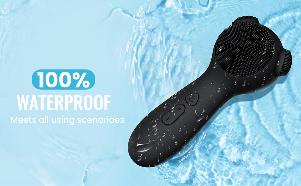 waterproof face scrubber