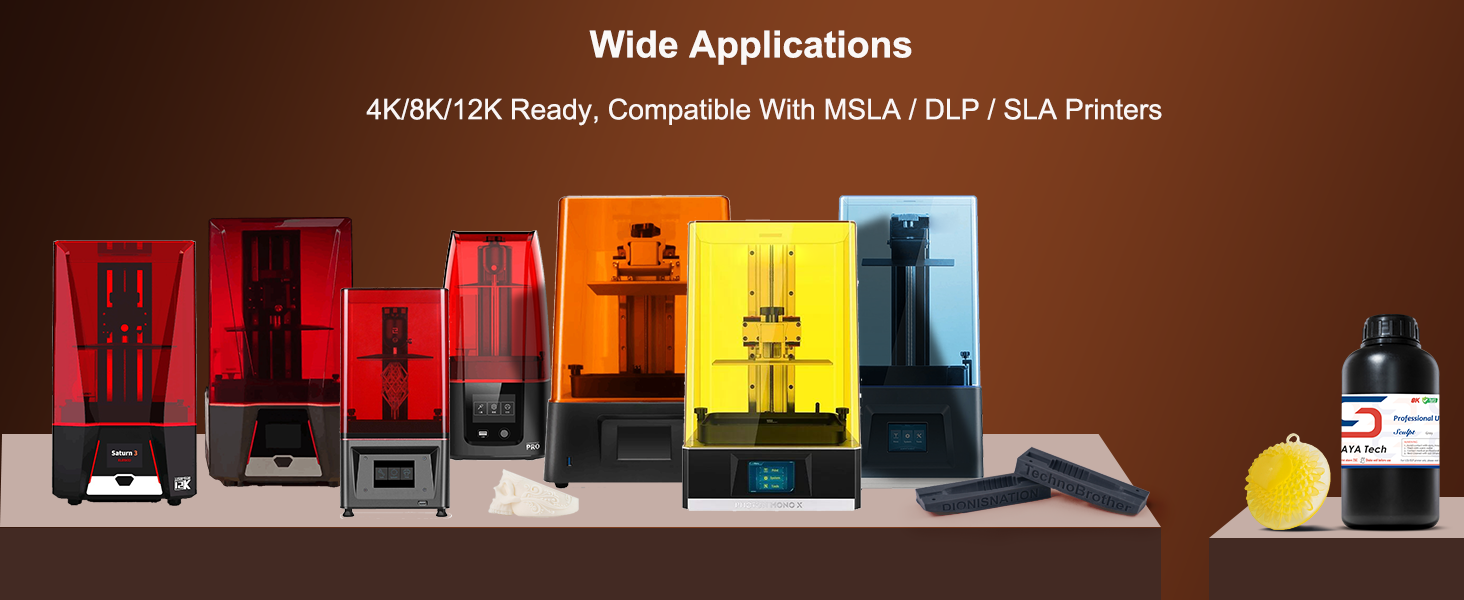 4K/8K/12K Ready, Compatible With MSLA / DLP / SLA Printers