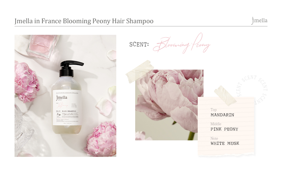 Amazon.com : jmella IN FRANCE Blooming Peony Shampoo 33.8 floz with ...