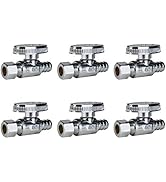 SUNGATOR 6-Piece Straight Stop Valves, 3/8