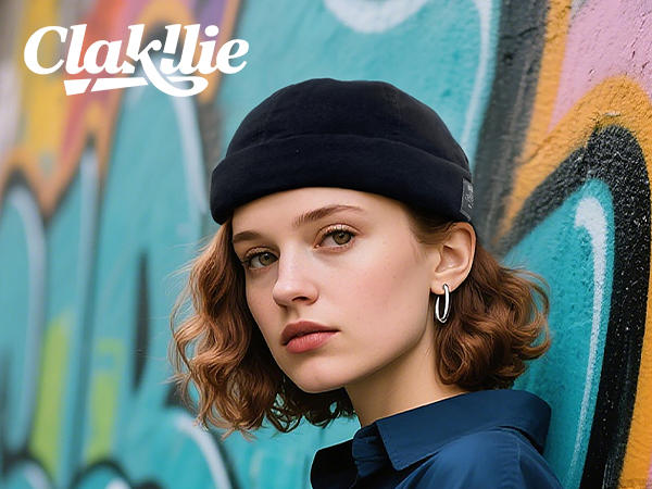 帽子 TENTO Drawcode hat Clakllie Docker Leon Harbour Hat Rolled Cuff Beanie Brimless