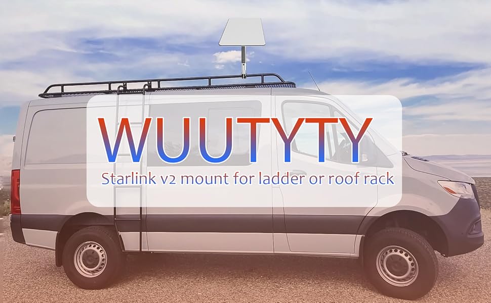 starlink rv ladder mount