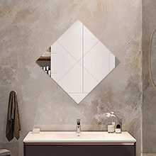 14"x12" Home Gym Mirror Wall-Mounted Gla... 18 bathroom