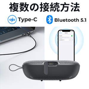 Amazon.co.jp: スピーカーフォン SOUNDPEATS PureVoice 会議用