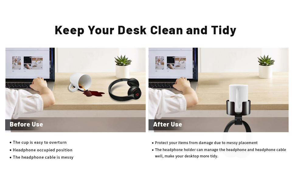 Anti Spill Cup Holder Clamp