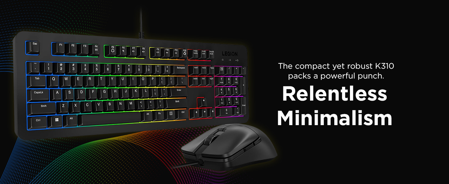 Lenovo Legion KM310 RGB - Design