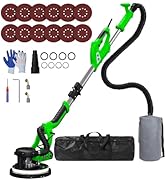 Drywall Sander, 2025 Upgraded 8-Amp Popcorn Ceiling Removal Tool with 7 Variable Speed 800-1800RP...