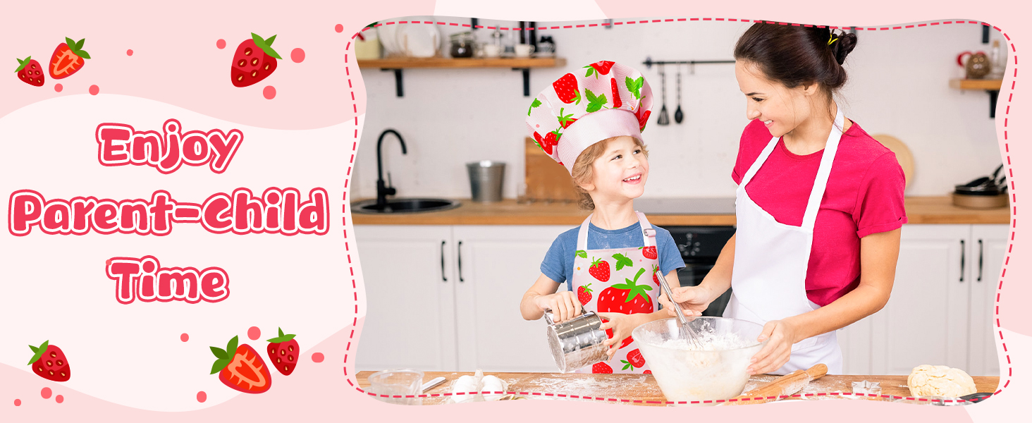 Strawberry Apron Hat