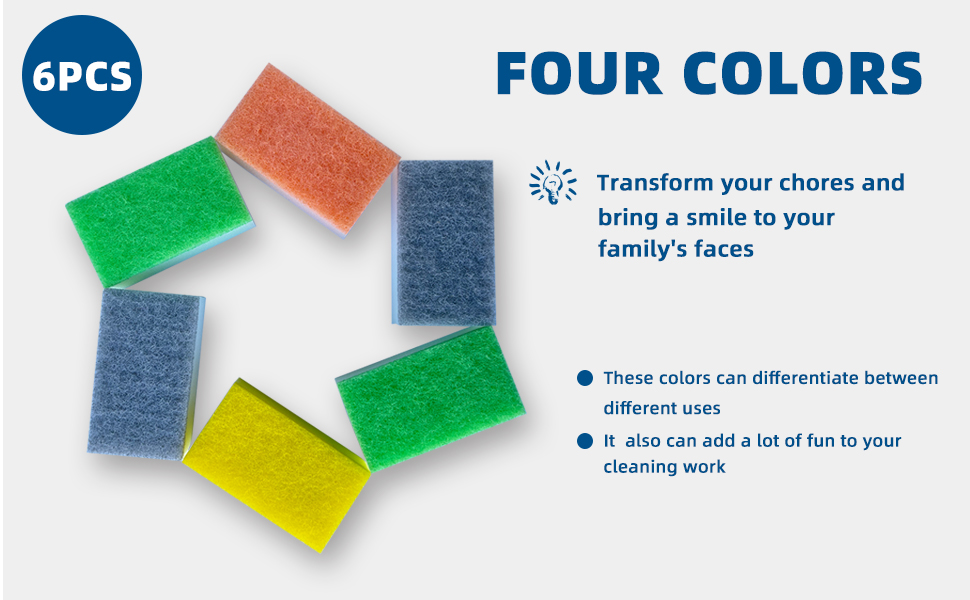 Colorful and Fun sponges