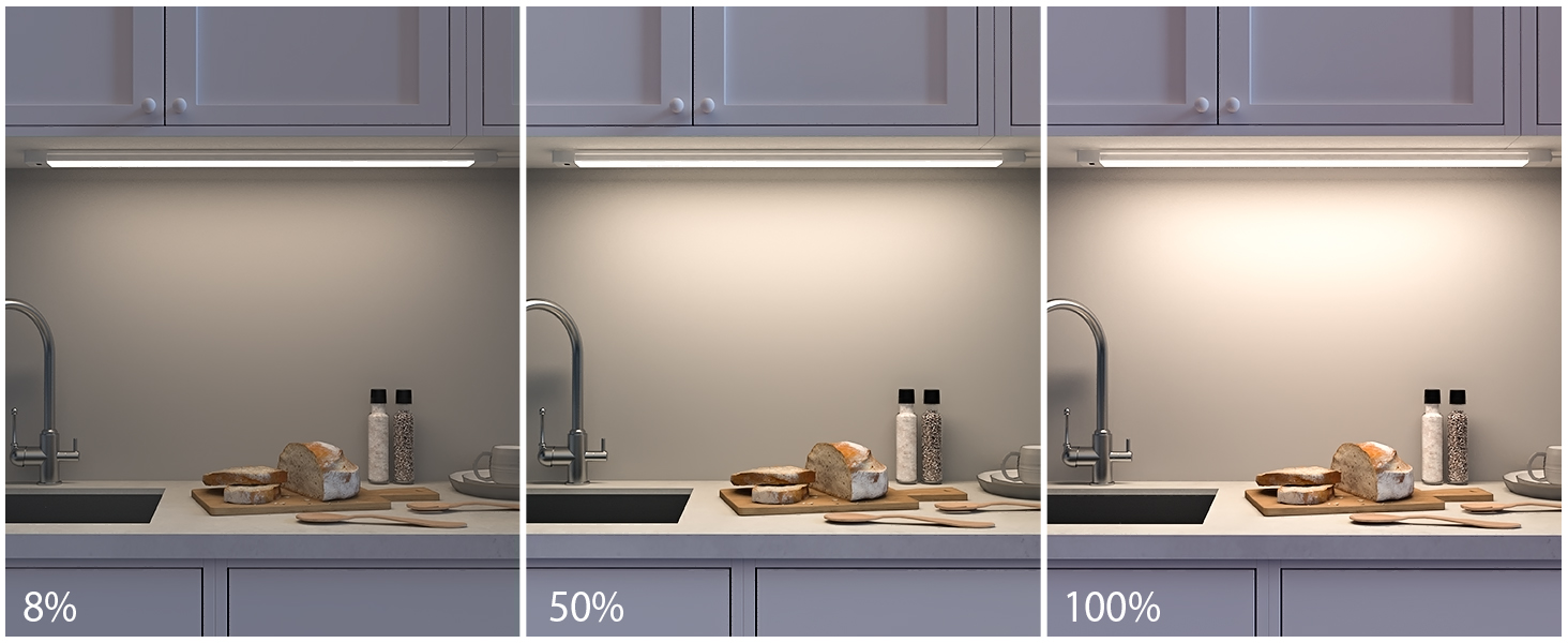 hand wave activated under cabinet kitchen light