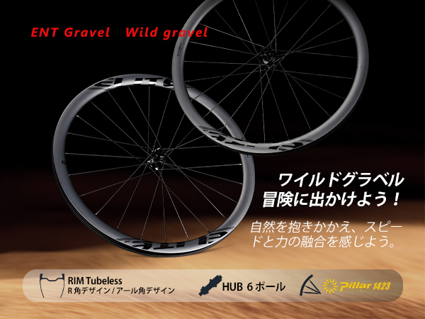 Amazon | ELITEWHEELS ENT GRAVEL カーボンホイールセット ディスク