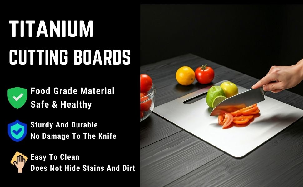 Purecut Titanium Cutting Boards,Titanpro Cutting Board,100% Pure Cut - Pros And Cons Of Titanium Cutting Boards