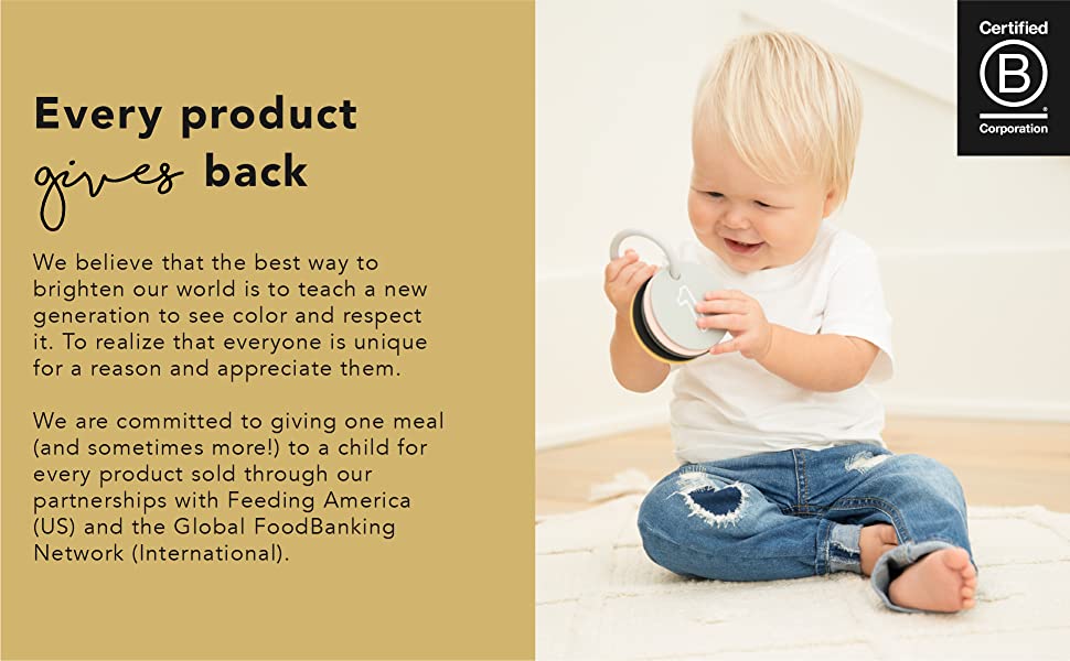 We are committed to giving one meal to a child for every product sold