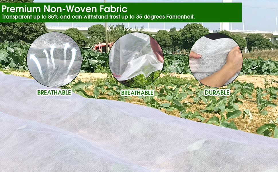TOCCYARD Plant Covers Freeze Protection, 10 x 50Ft Frost