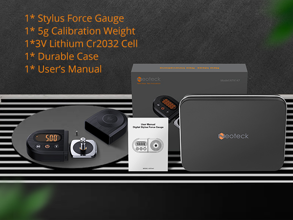 Digital Turntable Stylus Force Scale Gauge