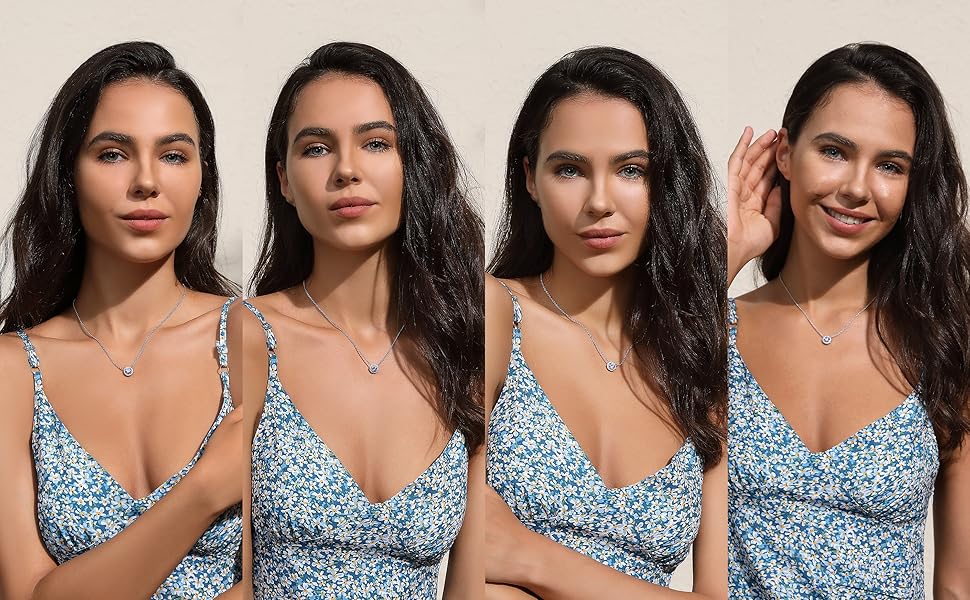 birthstone necklace gift for women