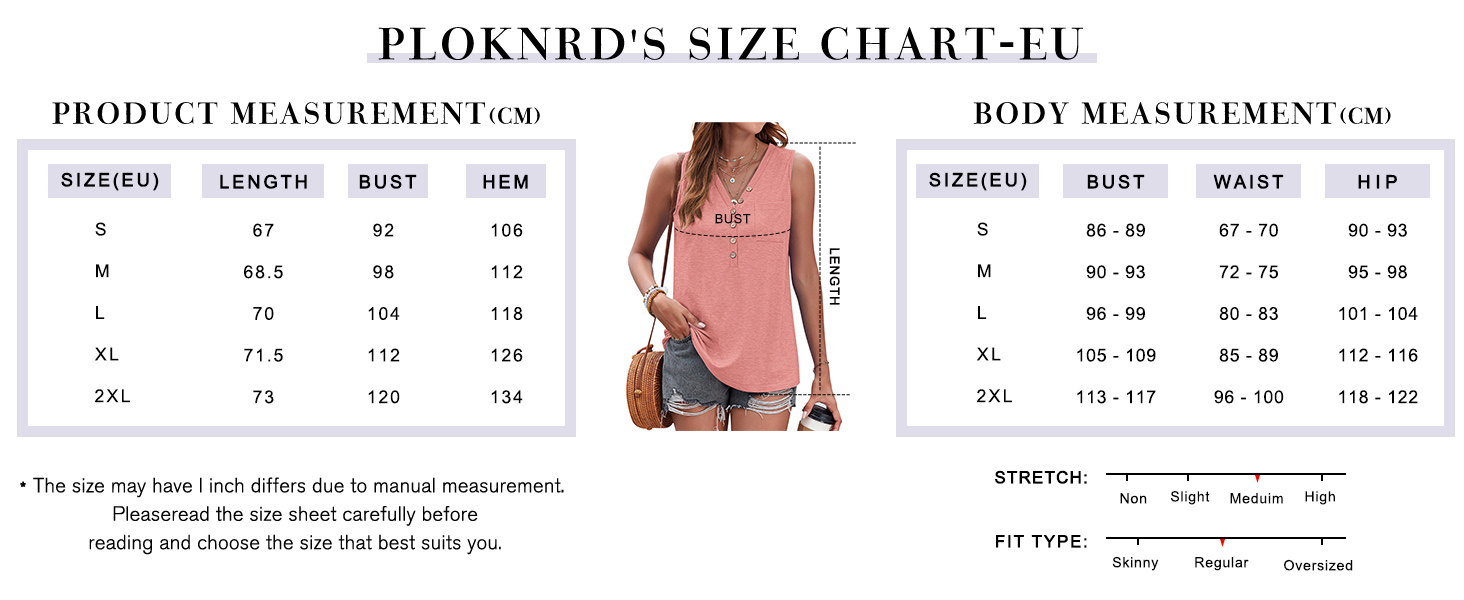 PLOKNRD Top Damen V-Ausschnitt Ärmellos Sommer Knöpfen Tank Top Langschnitt Basic Oberteile Modern Schnitt, Komfortable 49ab63c9 E8c1 40b6 B43b F531021b2b76. CR0,0,1464,600 PT0 SX1464 V1