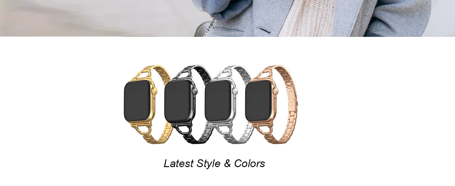 silver apple watch band