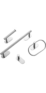 Solepearl Toallero 4 Piezas Set de Accesorios de baño,Barra ...