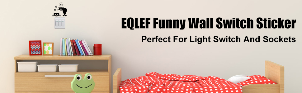 Etiquetas Engomadas del Interruptor de la Pared