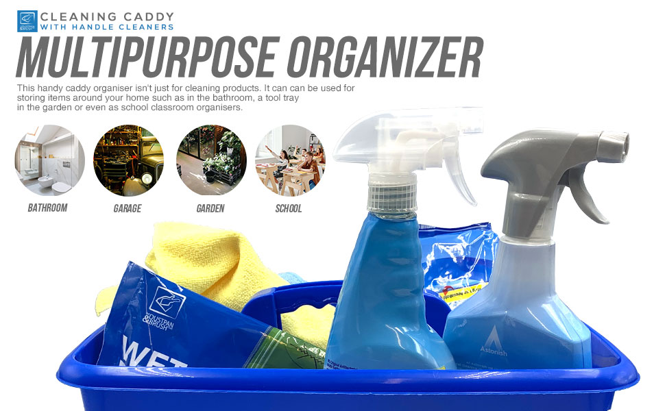 Cleaning Caddy Kitchen Products Plastic Cleaner Tool Tote Storage Box