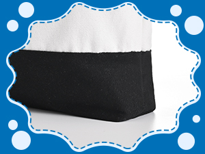 20 Pcs Canvas Makeup Bag with Bottom