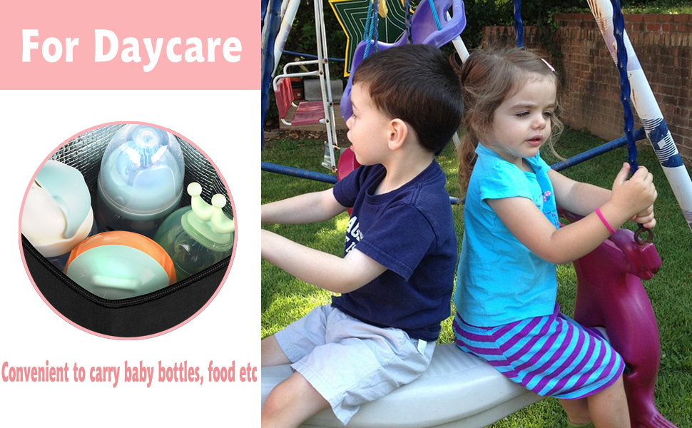 baby bottle tote bag