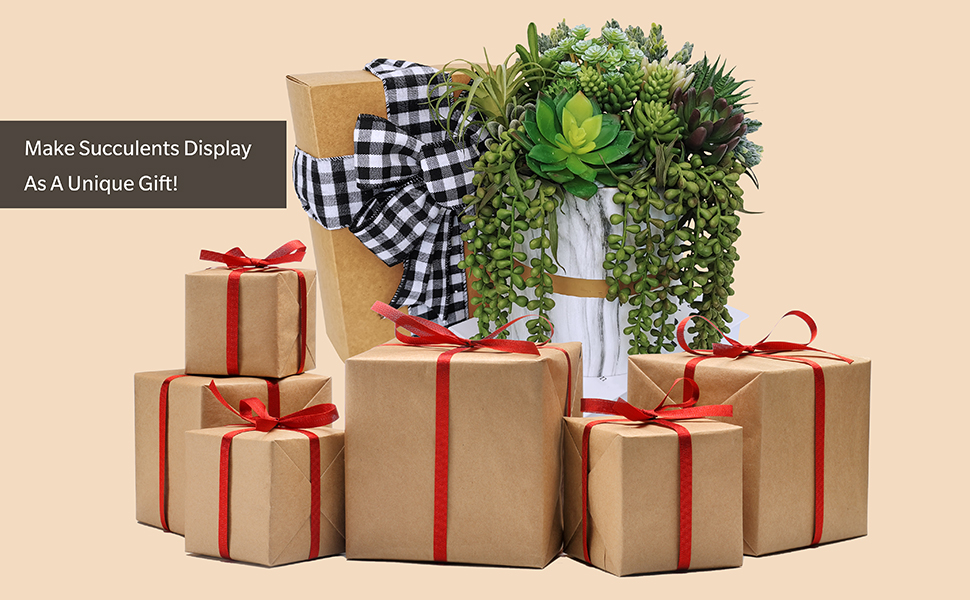 Supla 4 pcs Artificial Hanging Succulent... 18 artificial succulents