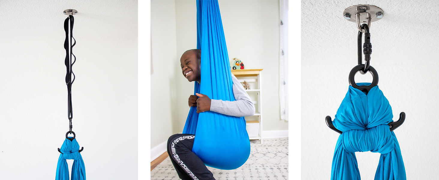 Harkla Sensory Swing for Kids (Blue, 110" Swing) Amazon.ca Toys & Games